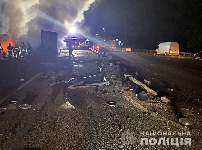 Фото полиции с места ДТП